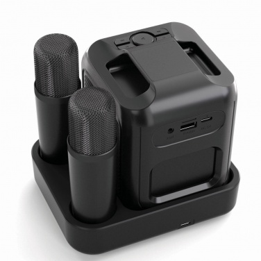 Logotrade corporate gifts photo of: Singvibe RCS recycled plastic karaoke set with double mic